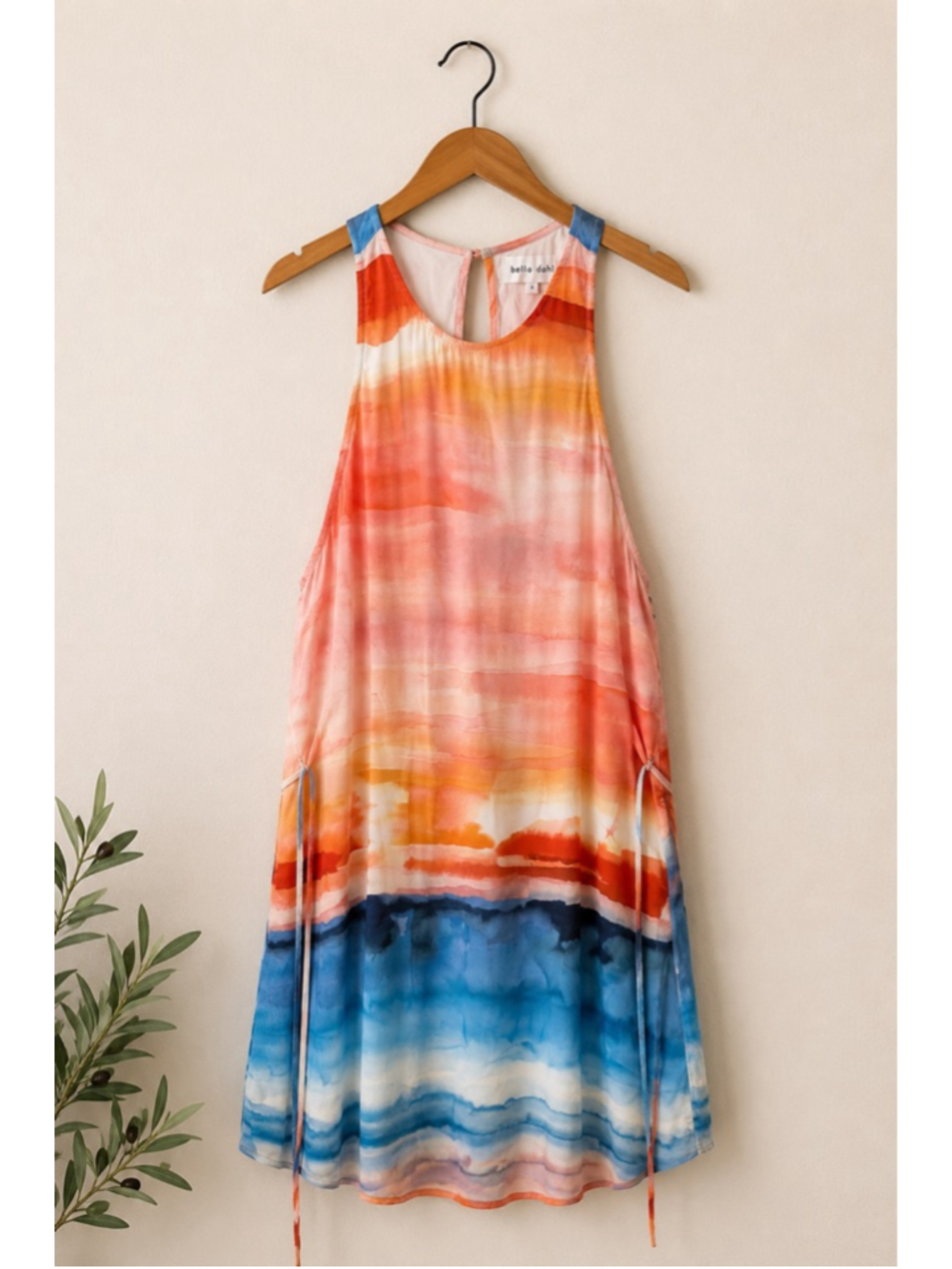 Bella Dahl Tie-Dye Halter Dress NWT Size Small